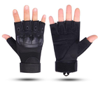 Тактические, штурмовые беспалые перчатки (велоперчатки, мотоперчатки) TG-04 Black XL - изображение 2