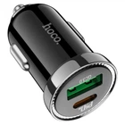 Автомобильное зарядное устройство Hoco Z44 Leading PD20W QC3.0 (1USB/3A) - Черный