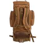Рюкзак тактический рейдовый каркасный SILVER KNIGHT 65 литров TY-065 нейлон, оксфорд 900D коричневый - изображение 10