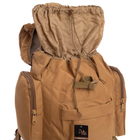Рюкзак тактический рейдовый каркасный SILVER KNIGHT 65 литров TY-065 нейлон, оксфорд 900D коричневый - изображение 11