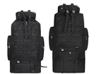 Тактичний туристичний рюкзак розсувний на 80-100л TacticBag Чорний (st2825)