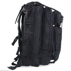 Військовий тактичний штурмовий рюкзак Defcon 5 на 25 літрів "NP-9" Чорний - зображення 8