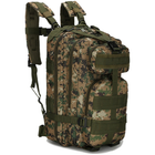 Рюкзак камуфляжный тактический 43x25x22 см зеленый 50424 - изображение 1