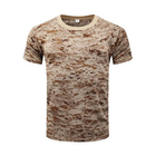 Тактична футболка Flas-1; М/50р; 100% бавовна. Піксель / пісочний. Армійська футболка Флес. Туреччина. - зображення 2