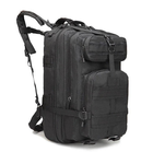 Тактический, городской, штурмовой,военный рюкзак ForTactic на 45литров Черный (st2727) - изображение 1