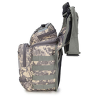 Армейская сумка тактическая 25x20x11 см камуфляжная 50438 - изображение 2