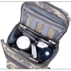 Армейская сумка тактическая 25x20x11 см камуфляжная 50438 - изображение 4