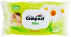 Детские влажные салфетки "Ромашка" с клапаном - Ultra Compact Baby Wipes Camomile 72шт (258159-32452)