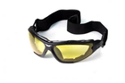 Окуляри захисні фотохромні тактичні маска Global Vision Shorty Photochromic (yellow) Anti-Fog, жовті - зображення 3