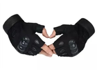 Безпальні військові рукавички (похідні, армійські, захисні, мисливські) Чорний Розмір: L (23998llol)(LIVE) - зображення 2