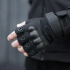 Тактические перчатки Черные M - изображение 1