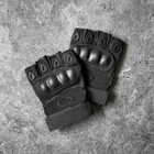 Тактичні рукавички Чорні L - зображення 6