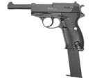 Страйкбольний спрінговий пістолет Galaxy Walther P38 на кульках BB 6 мм металевий - зображення 6