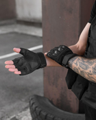 Тактичні рукавиці без пальців BEZET L чорні - зображення 7