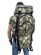 Рюкзак тактичний 85л ЗСУ, рюкзак військовий камуфляж, туристичний похідний рюкзак ЗСУ 85 літрів - зображення 3