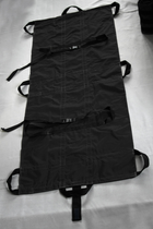 Носилки м'які безкаркасні ноші складні для медиків Чорні Madana Studio - зображення 1