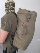 Рюкзак військовий тактичний, 70 літрів, зелений ЗСУ VP 77 - зображення 1