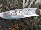 Армійський тактичний ніж Коршун Мисливський ніж, військовий ніж. - зображення 4