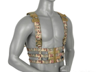 Тактический Нагрудный Жилет для Подсумков Скелет Chest Rig - Multicamo - изображение 3