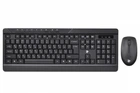 Комплект 2E MK410, Black, безпровідний, USB, до 10 м, 1200 dpi, 1xAA/1xAA (2E-MK410MWB)