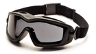 Тактические очки-маска с диоптрической вставкой в комлпекте Pyramex V2G-XP (gray) (insert) серые - изображение 2