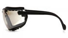 Тактичні окуляри з діоптричною вставкою у комплекті Pyramex V2G I/O димчасті - зображення 5