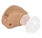 Маленький слуховой аппарат внутриушной "TJZJY 8703" Бежевый, мини усилитель слуха для пожилых людей (1009281-Beige) - изображение 8