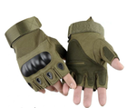 Тактические беспалые перчатки Edsy ZS-01 XL Хаки - изображение 1