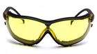 Тактичні окуляри з можливістю установки диоптрической вставки Pyramex V2G amber жовті - зображення 3