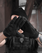 Тактические перчатки с пальцами BEZET M черные - изображение 5