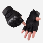 Тактичні рукавички безпалі Oakley 6062022 M Black - зображення 1