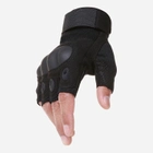 Тактические перчатки беспалые Oakley 6062022 M Black - изображение 5