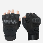 Тактические перчатки беспалые Oakley 6062022 XL Black - изображение 3