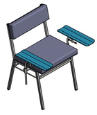 Стілець донорський з двома підлокітниками АТОН СД-01 (стілець донора) - зображення 1