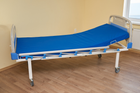 Ліжко з електроприводом чотирьохсекційне медичне функціональне АТОН КФ-4-ЕП-БП-ОП-К125 з пластиковими бильцями та колесами ф125 мм - зображення 4