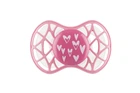 Пустышка ортодонтическая Nuvita NV7084 Air55 Cool 6m+ "сердечки" розовая (NV7084PY)