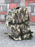 Тактический рюкзак Soldier Турция 45 литров хаки - изображение 3