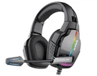 Навушники REAL-EL , Black, Mini jack + USB, накладні, мікрофон, кабель 2.2 м