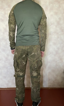 Тактичний костюм COMBAT, штани + сорочка, колір хакі, найкраща якість, Туреччина - зображення 3
