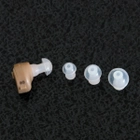 Маленький слуховий апарат внутрішньовушний "TJZJY 8703" Бежевий, міні підсилювач слуху для пенсіонерів (VS7005159) - изображение 7