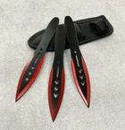 Набір антивідблискових ножів для метання - 3 штуки - 16,5 см XSteel (XC00035741600D0С050) - зображення 3
