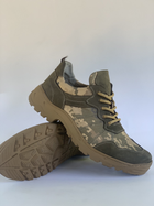 Тактические камуфляжные кроссовки под форму для ЗСУ пиксель олива 40 26.5 см (11110778) - изображение 1