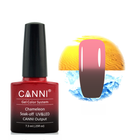 Термо гель-лак CANNI 346 темный серый - розовый, 7,3 ml