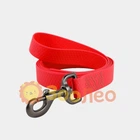 Поводок Waudog Waterproof, водостойкий 122 см 15 мм красный