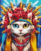 Картина за номерами Кішка україночка ©Маріанна Пащук Brushme 40x50 см (tvo0006524)