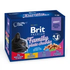 Влажный корм для кошек Brit Premium Delicate Fillets in Gravy Family Plate 85 г