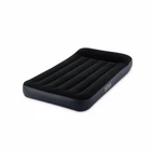 Односпальний надувний матрац із підголівником Intex 64146 Pillow Rest Classic Airbed (99 x 191 x 25 см) + Вбудований електронасос 220В
