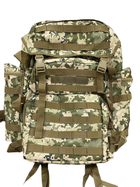Рюкзак раскладной пиксель камуфляж 70-80 л тактический, армейский, военный, туристический, походный - изображение 3