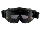 Защитные тактические маска очки Global Vision Ballistech-2 (gray) серые - изображение 2