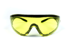 Очки защитные с уплотнителем (тактические) Global Vision Python (RattleSnake) (yellow) желтые - изображение 2